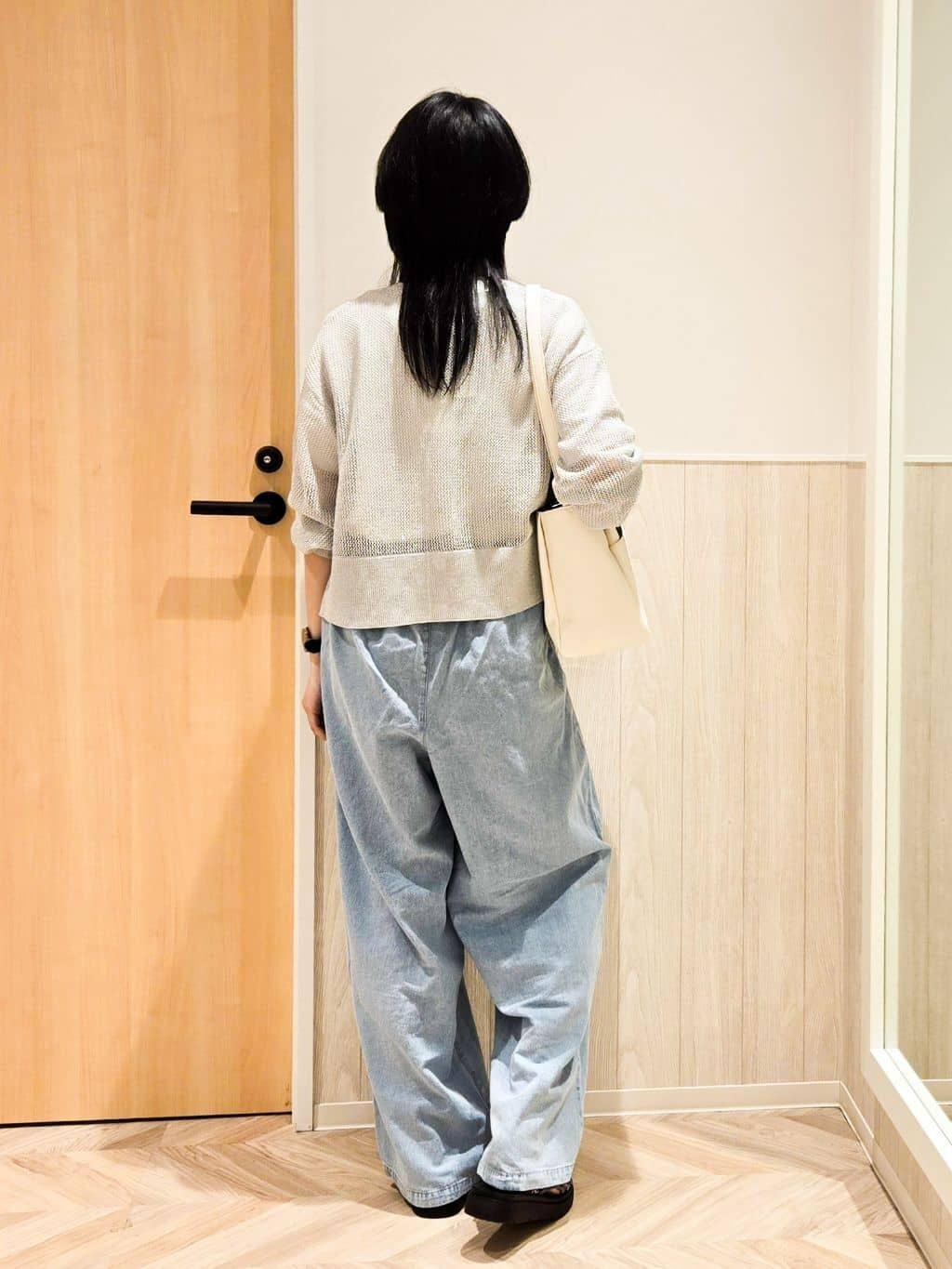 ＊yuki＊さんの「SHOO･LA･RUE｜キラッと光るラメとスパンコールが印象的 メッシュカーディガン」を使ったコーディネート