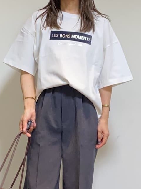 tomoさんの「UNTITLED｜【UV/はっ水/セットアップ可】リラククールパンツ」を使ったコーディネート