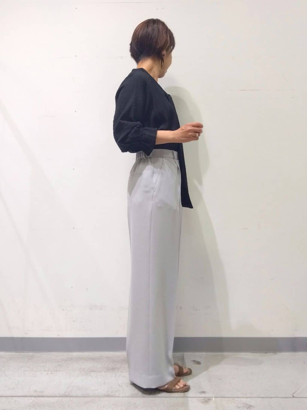 Kさんの「INDIVI｜【着る日傘／遮熱／UVケア】ダブルジャケット」を使ったコーディネート