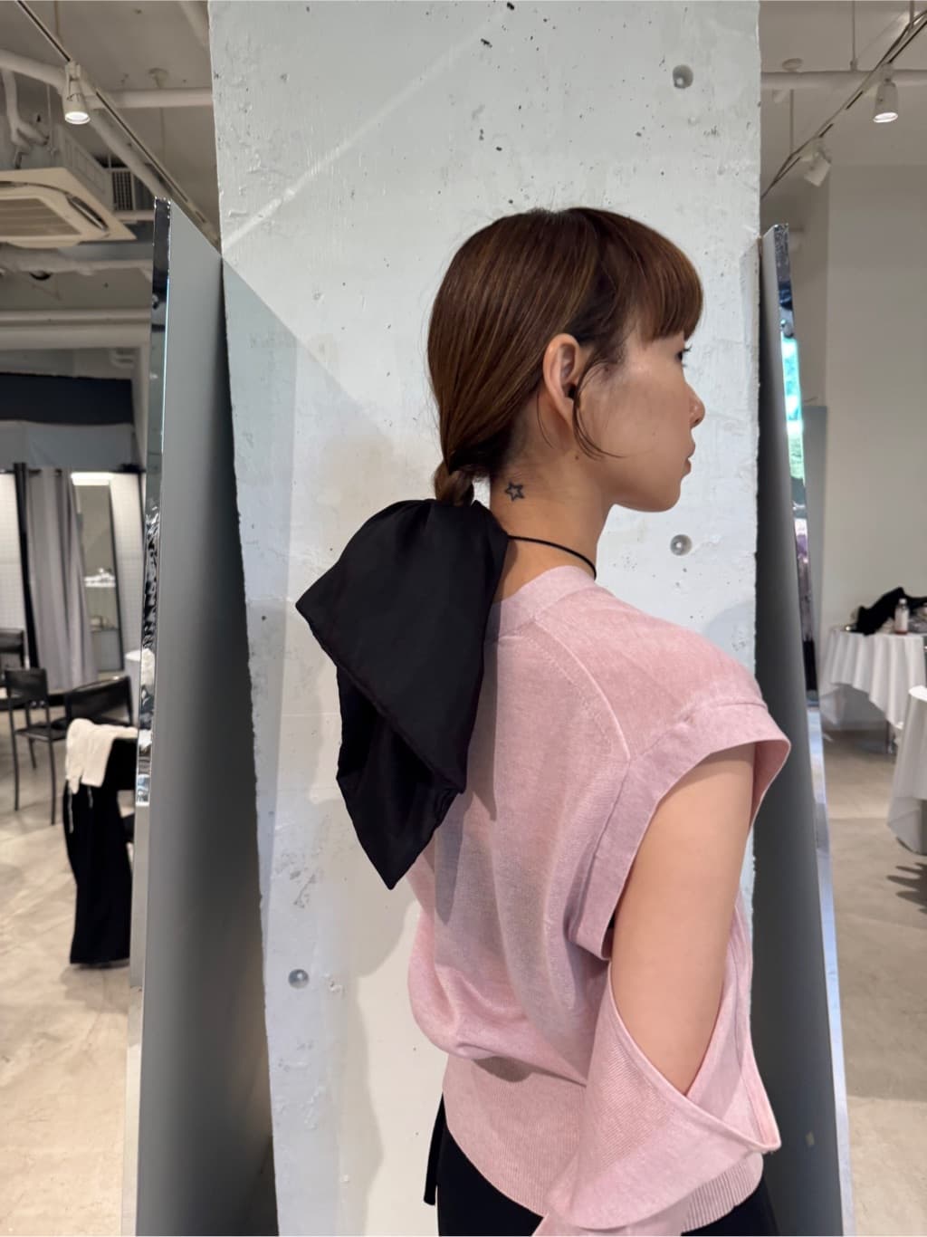 designer yukaさんの「CODE A｜multiway knit cardigan」を使ったコーディネート