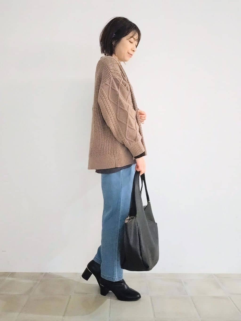 miomioさんの「SHOO･LA･RUE｜ストレッチブーツ」を使ったコーディネート