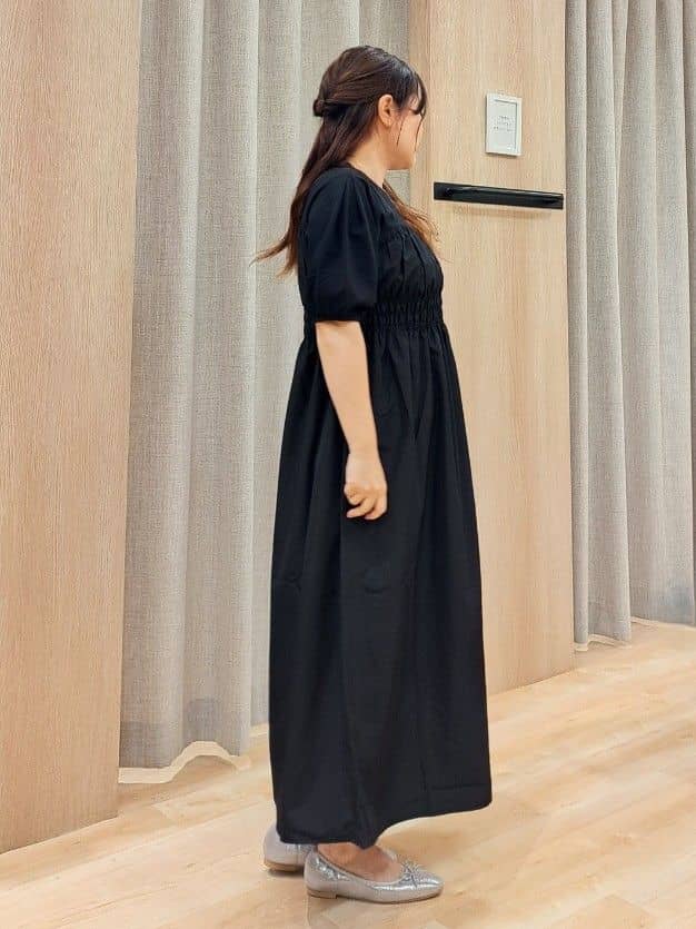 ふるさんの「grove｜【洗える/二の腕カバー】一枚で映える！ビスチェドッキングワンピース」を使ったコーディネート