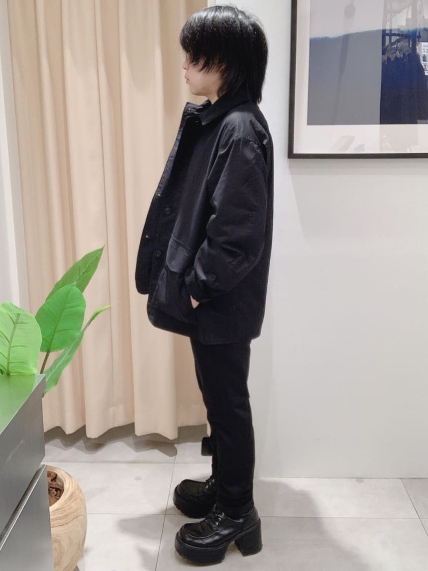 坂。さんの「THE SHOP TK｜デッキブルゾン 【手洗い可/リラックスシルエット】」を使ったコーディネート