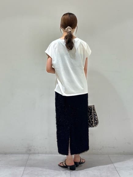 kyokaさんの「UNTITLED｜【洗える/Tシャツ】ツイストプルオーバー」を使ったコーディネート