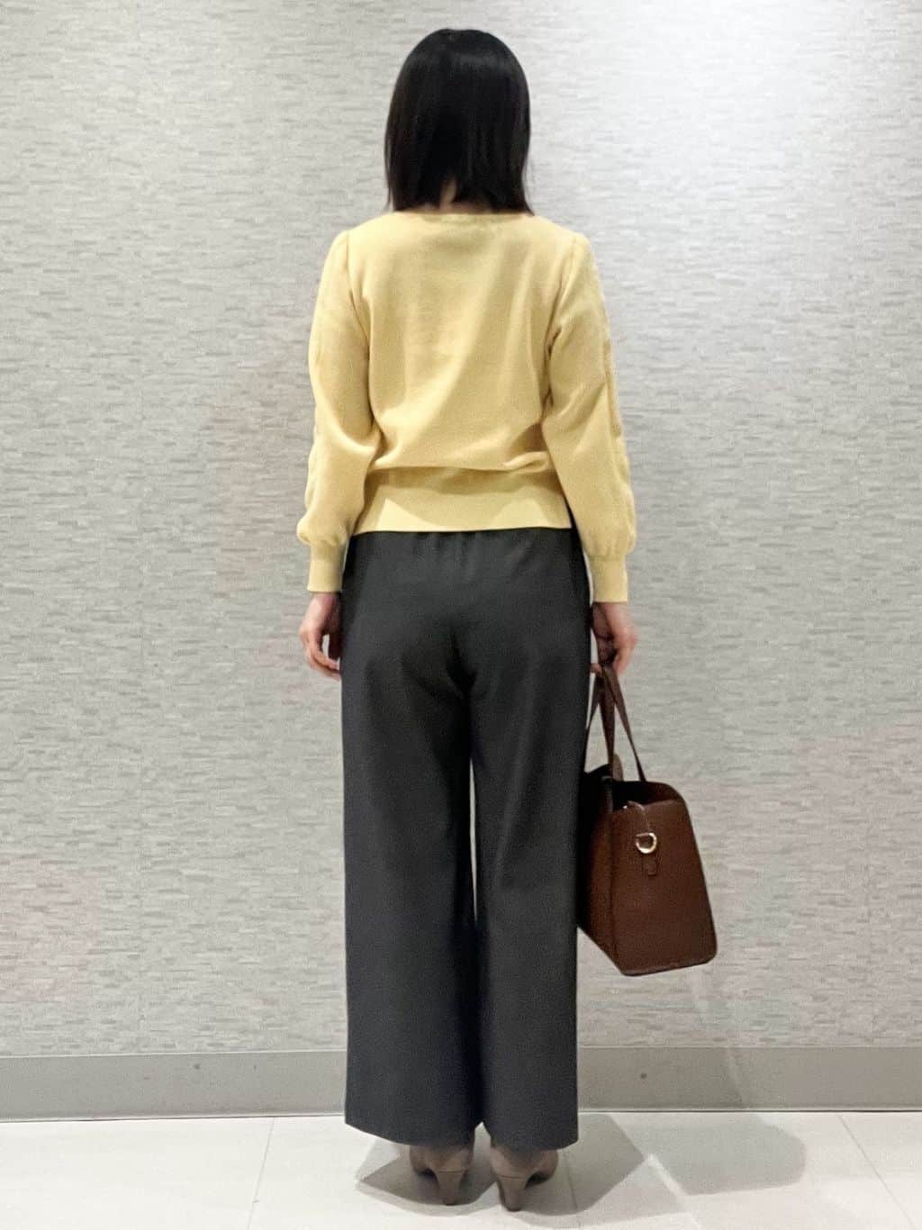 marikoさんの「Reflect｜【選べる8色／スカートにもパンツにも◎】ウール混ボートネックニット」を使ったコーディネート