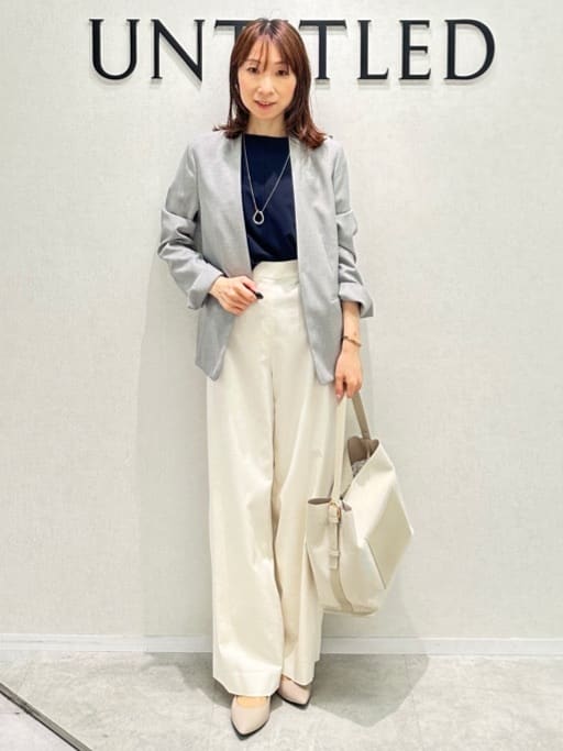 Miwaさんの「UNTITLED｜フープトップネックレス」を使ったコーディネート