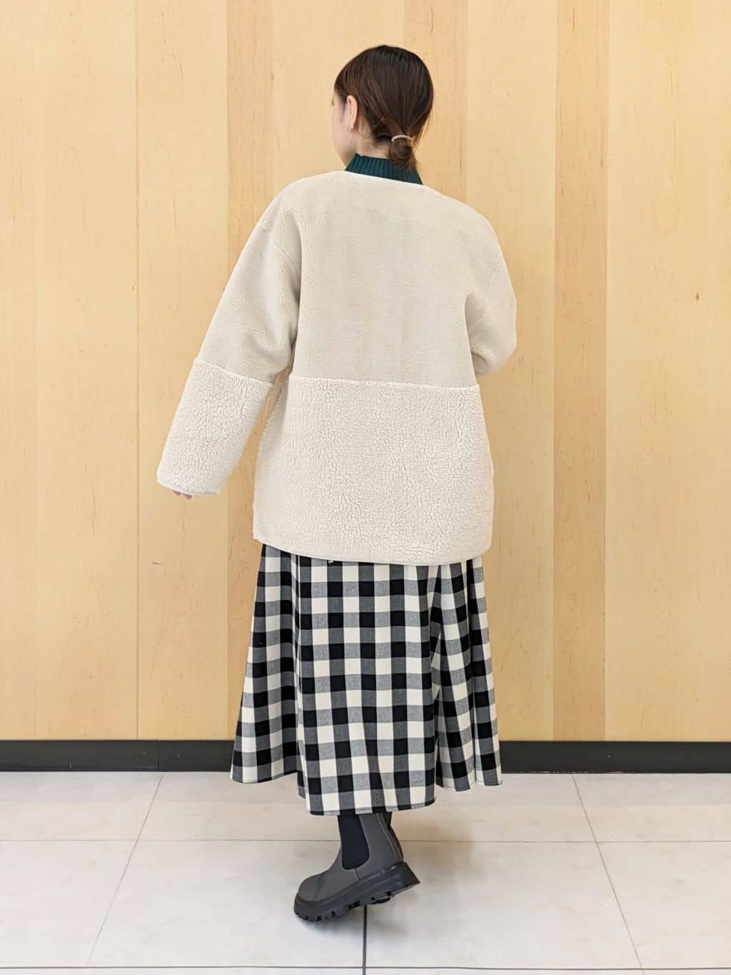 Ayakaさんの「Dessin｜【2WAY】フェイクムートンコート」を使ったコーディネート