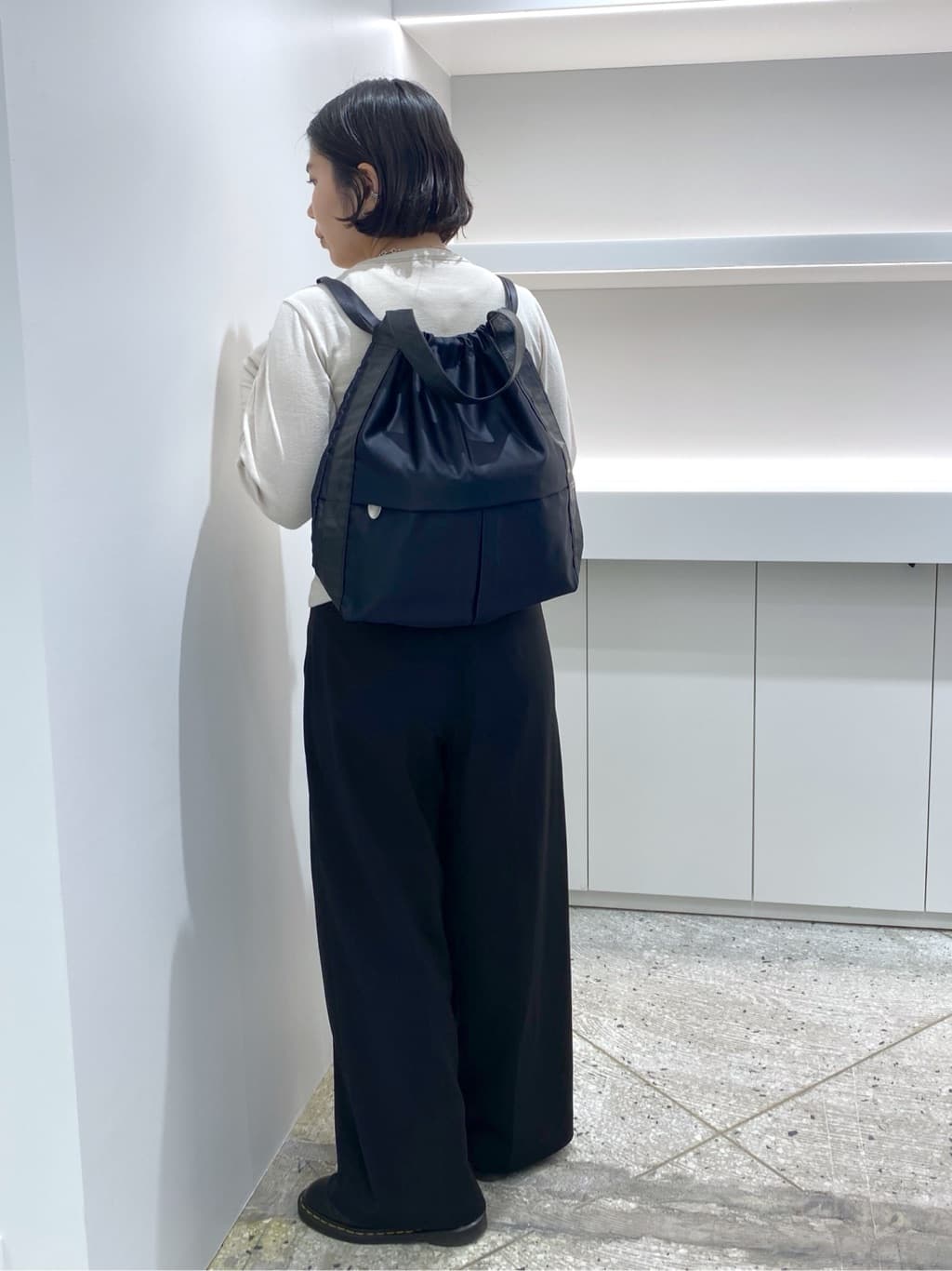 Uさんの「HIROKO HAYASHI｜LUINI SATINE（ルイーニ サティーネ）2wayナップサック」を使ったコーディネート