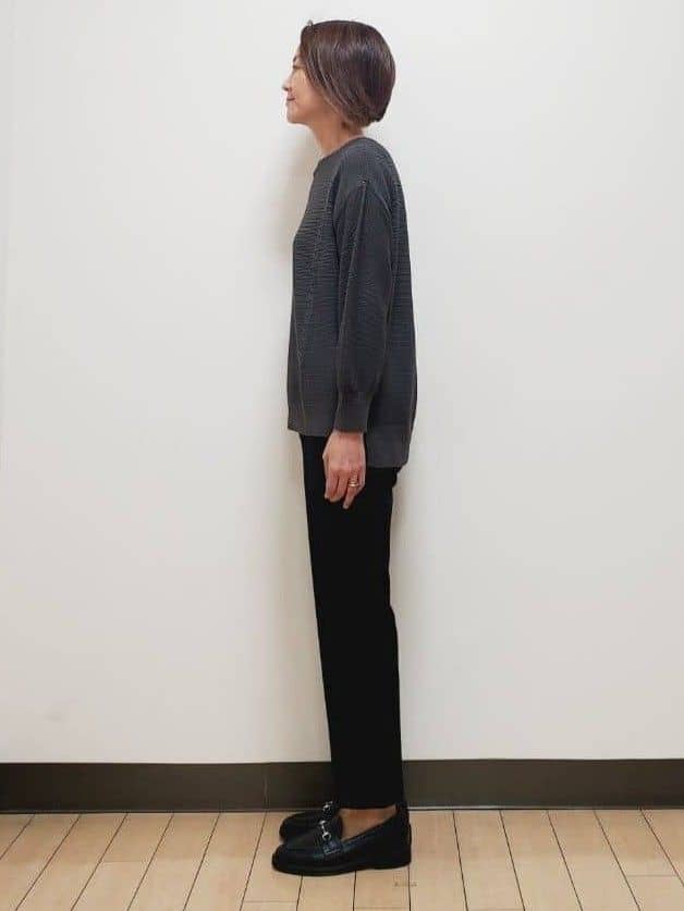 yuuさんの「Reflect｜【パンツ合わせにぴったり◎】ゆったりオフボディニット」を使ったコーディネート