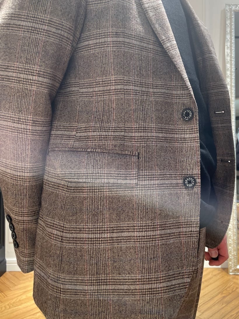 橋本さんの「DRESSTERIOR｜◆サスティナブル タートルニット」を使ったコーディネート