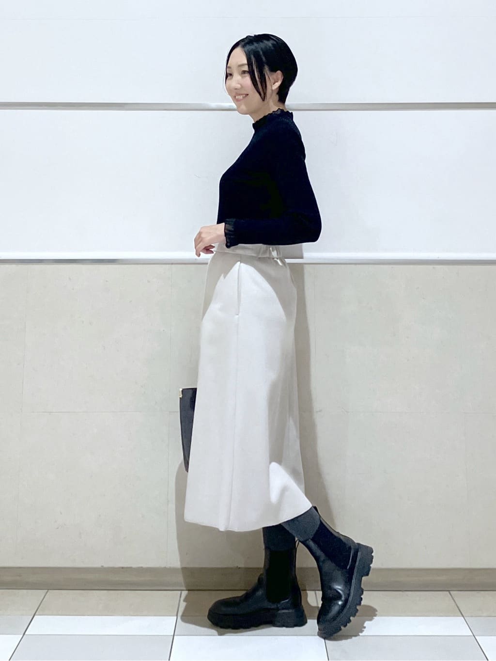 eriko さんの「Dessin｜【撥水・2WAY】ミュラーダウンコートロング丈」を使ったコーディネート