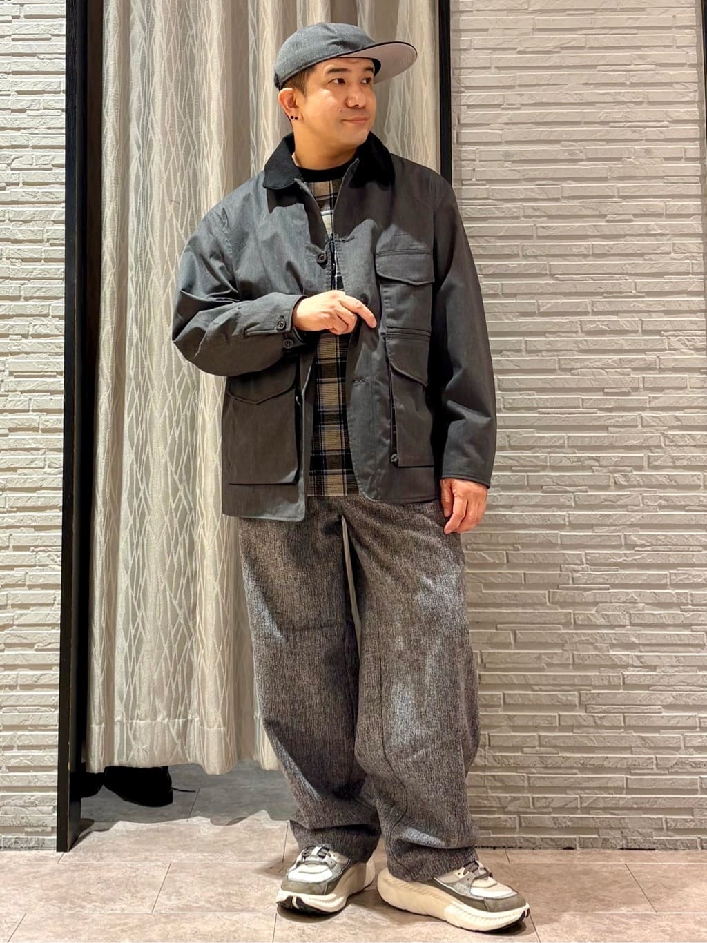 Pーyamaさんの「THE SHOP TK｜デッキブルゾン 【手洗い可/リラックスシルエット】」を使ったコーディネート