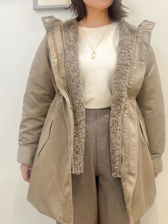 YOさんの「grove｜【選べる着丈/多機能】裏起毛ハイパーストレッチワイドパンツ」を使ったコーディネート