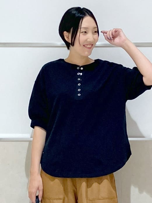 eriko さんの「Dessin｜【洗える】シアーオンブレーチェックシャツ」を使ったコーディネート