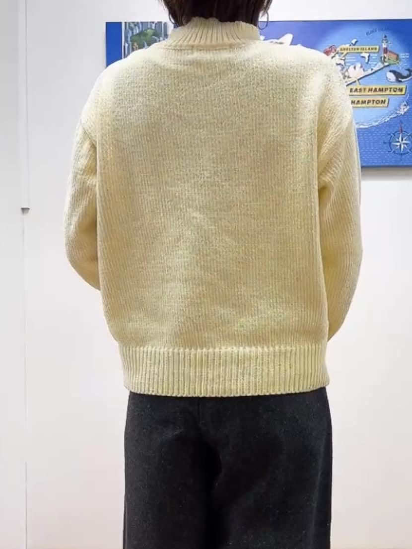 Hamaさんの「Dessin｜【洗える】ハイネックベロアモールニット」を使ったコーディネート