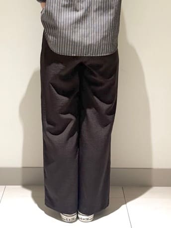Liriさんの「Dessin｜【ウエストゴム・洗える】アウトポケットワイドパンツ（XS～L）」を使ったコーディネート