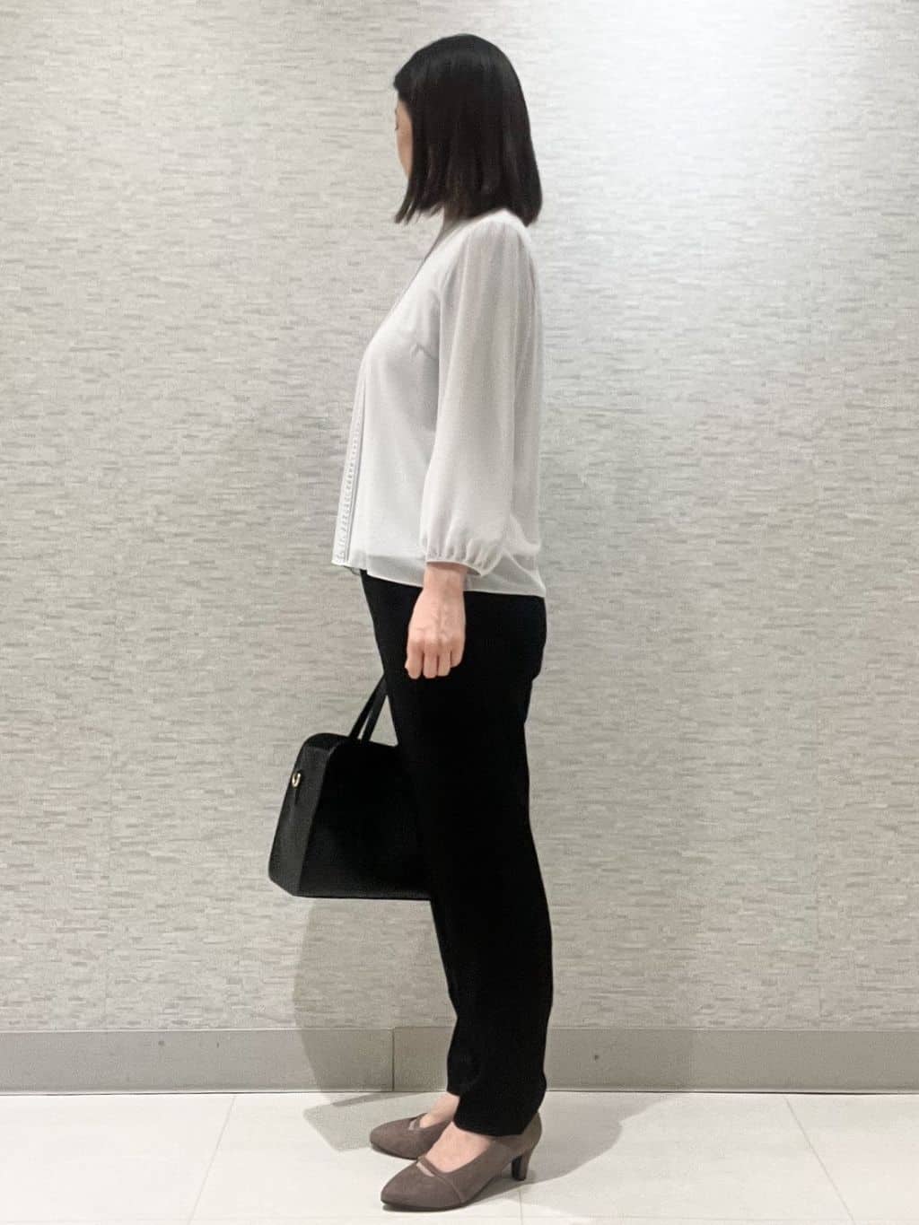 marikoさんの「Reflect｜【SS-4Lサイズ】スタンドネックブラウス」を使ったコーディネート