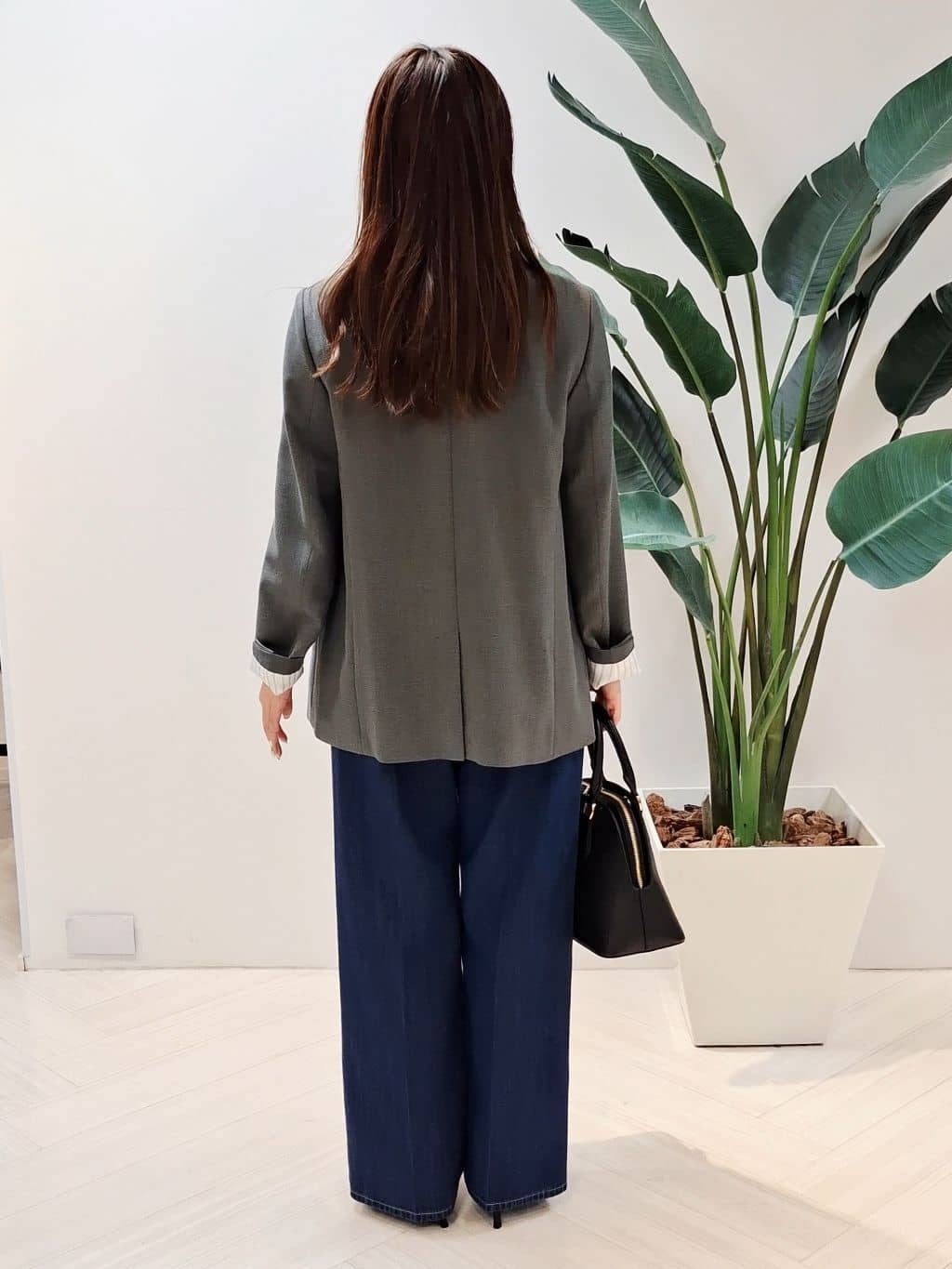 YuKaRiさんの「UNTITLED｜【セットアップ可】ウールライク ダブルブレストジャケット」を使ったコーディネート