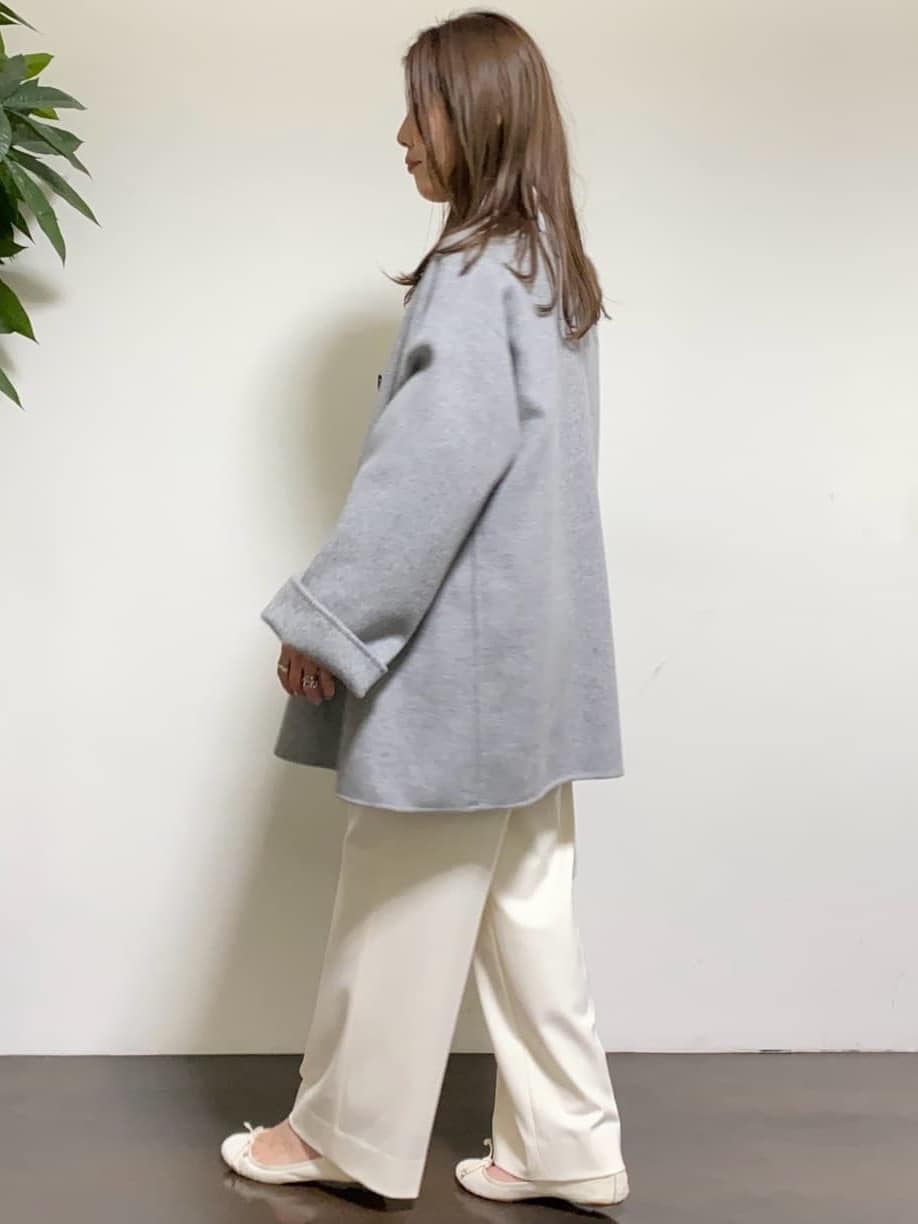 tomoさんの「UNTITLED｜【8色展開/洗える】ウールカシミヤ ハイネックニット」を使ったコーディネート