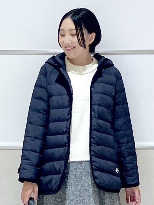 eriko さんの「Dessin｜【撥水・2WAY】ミュラーダウンコートミドル丈」を使ったコーディネート