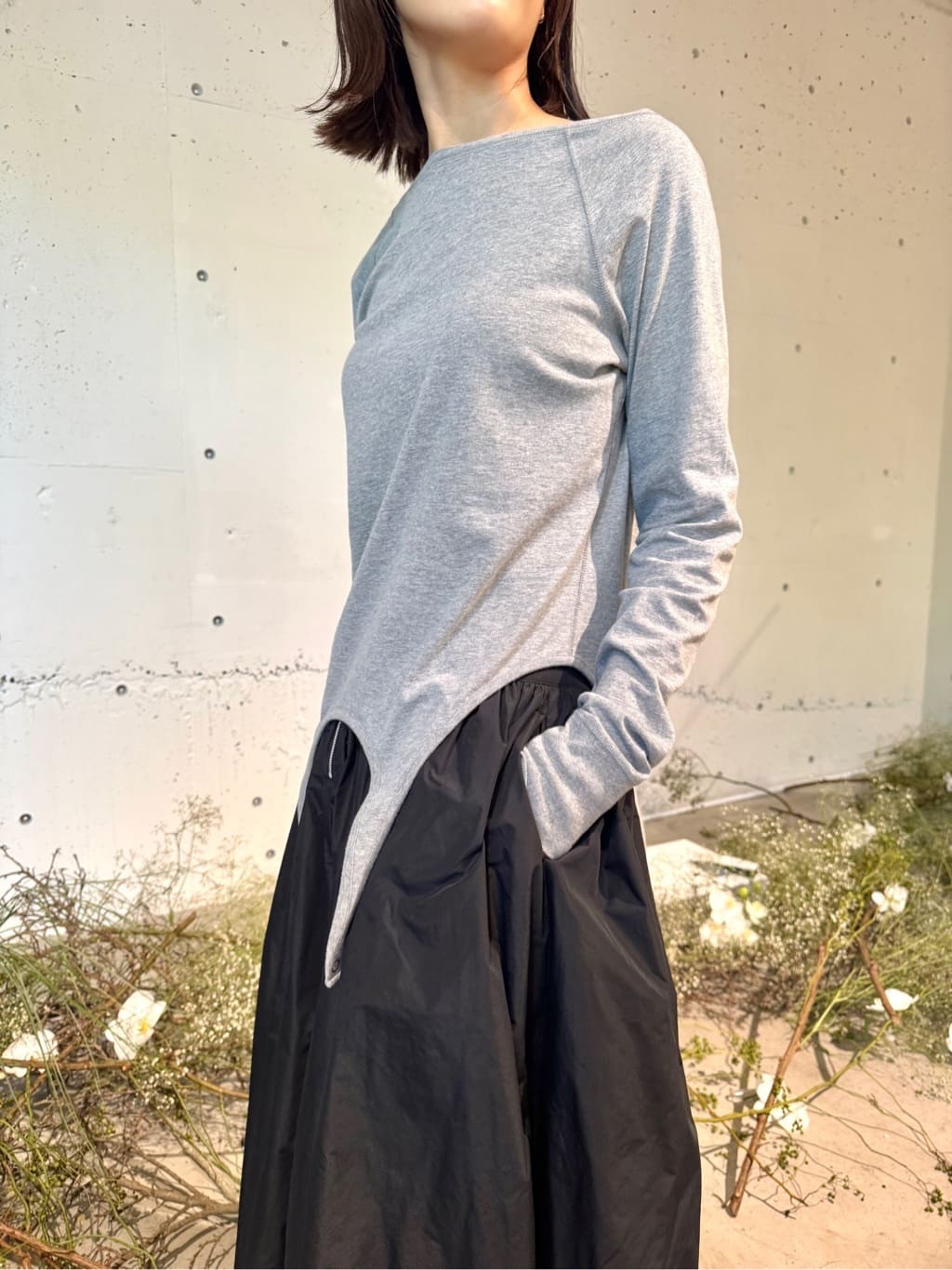 uchi__yamaさんの「CODE A｜easy flip tee」を使ったコーディネート