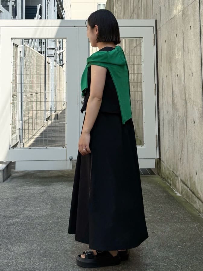 chさんの「THE SHOP TK｜ドッキングワンピース【接触冷感/撥水/UVカット/洗濯機OK】」を使ったコーディネート