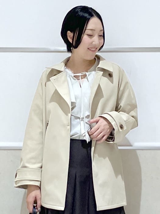 eriko さんの「Dessin｜【洗える】ワイドプリーツスカート」を使ったコーディネート