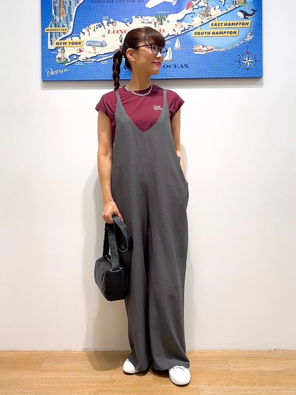 Yasucoさんの「Dessin｜【洗える】オーガニックコットンフレンチスリーブ」を使ったコーディネート