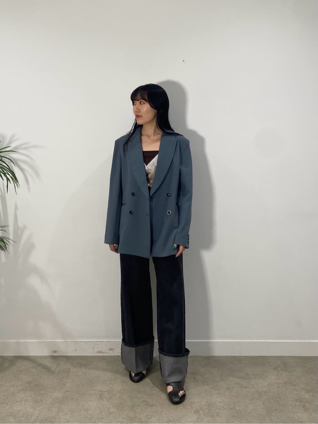 rinaさんの「INDIVI｜キャミセットカットソー」を使ったコーディネート