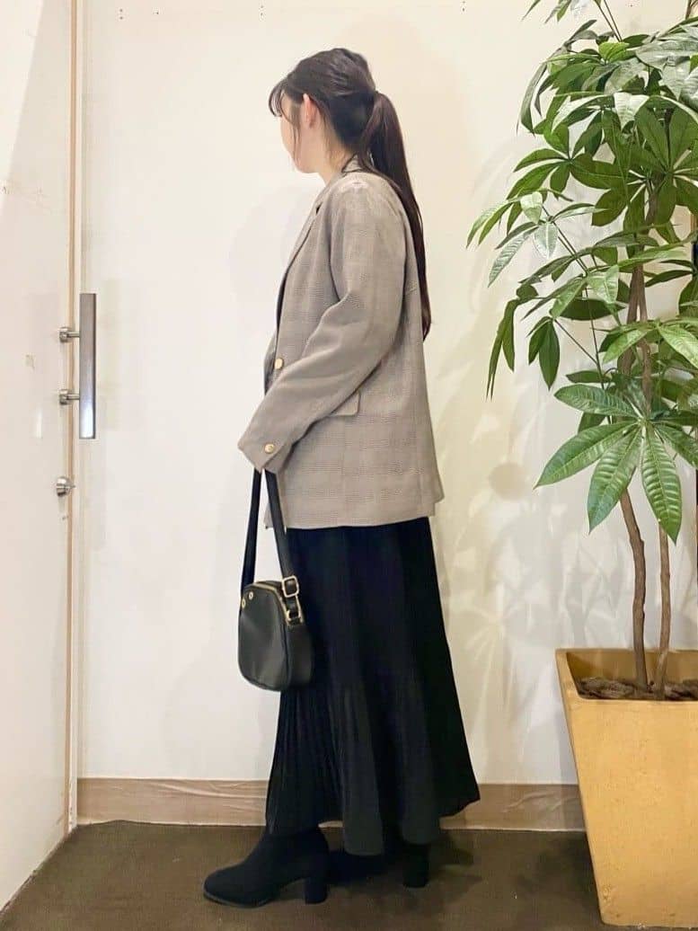 AYUMIさんの「SHOO･LA･RUE｜起毛ニットブーツ」を使ったコーディネート