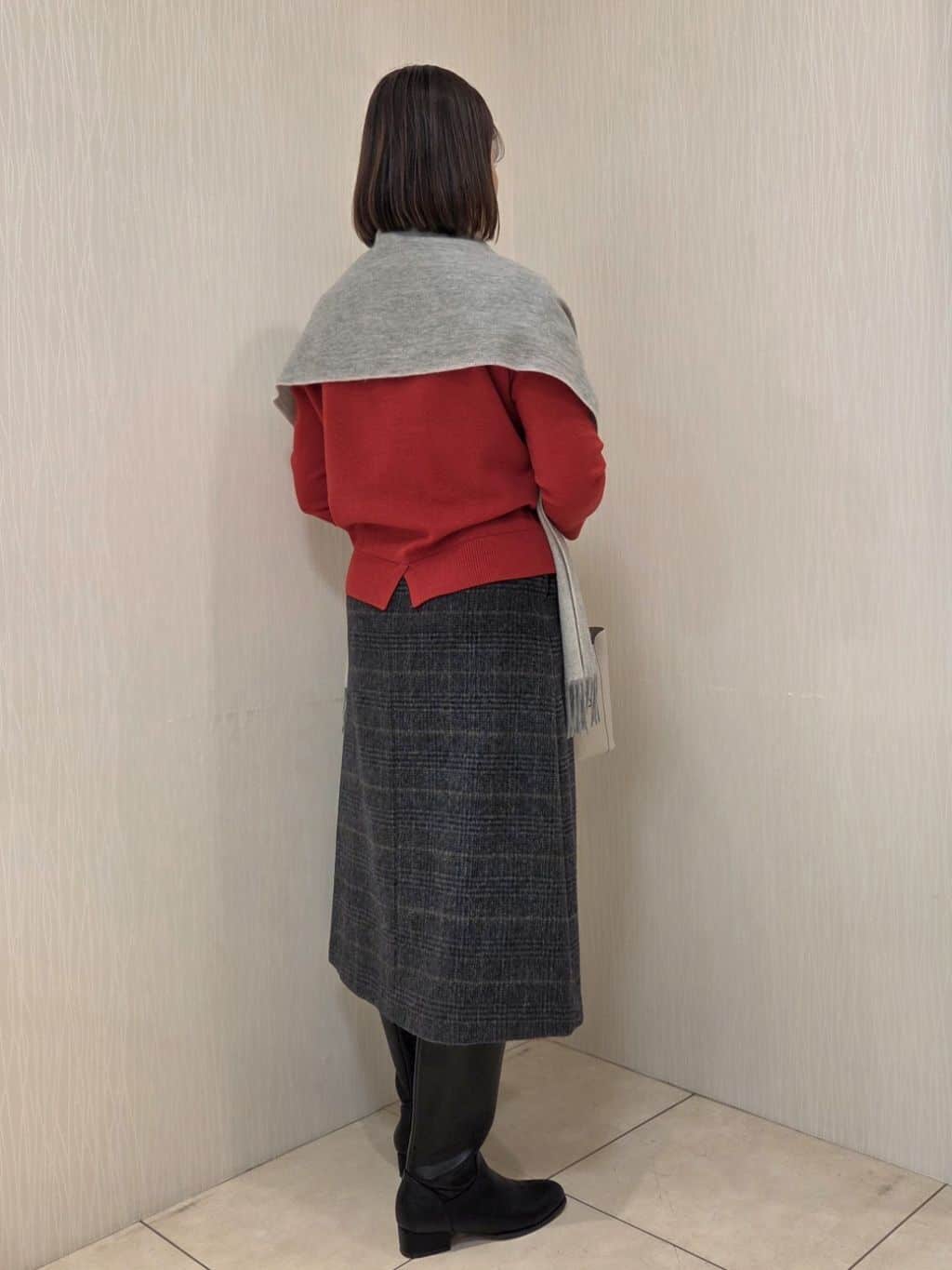 naokoさんの「UNTITLED｜【洗える】モックネックミラノリブニット」を使ったコーディネート
