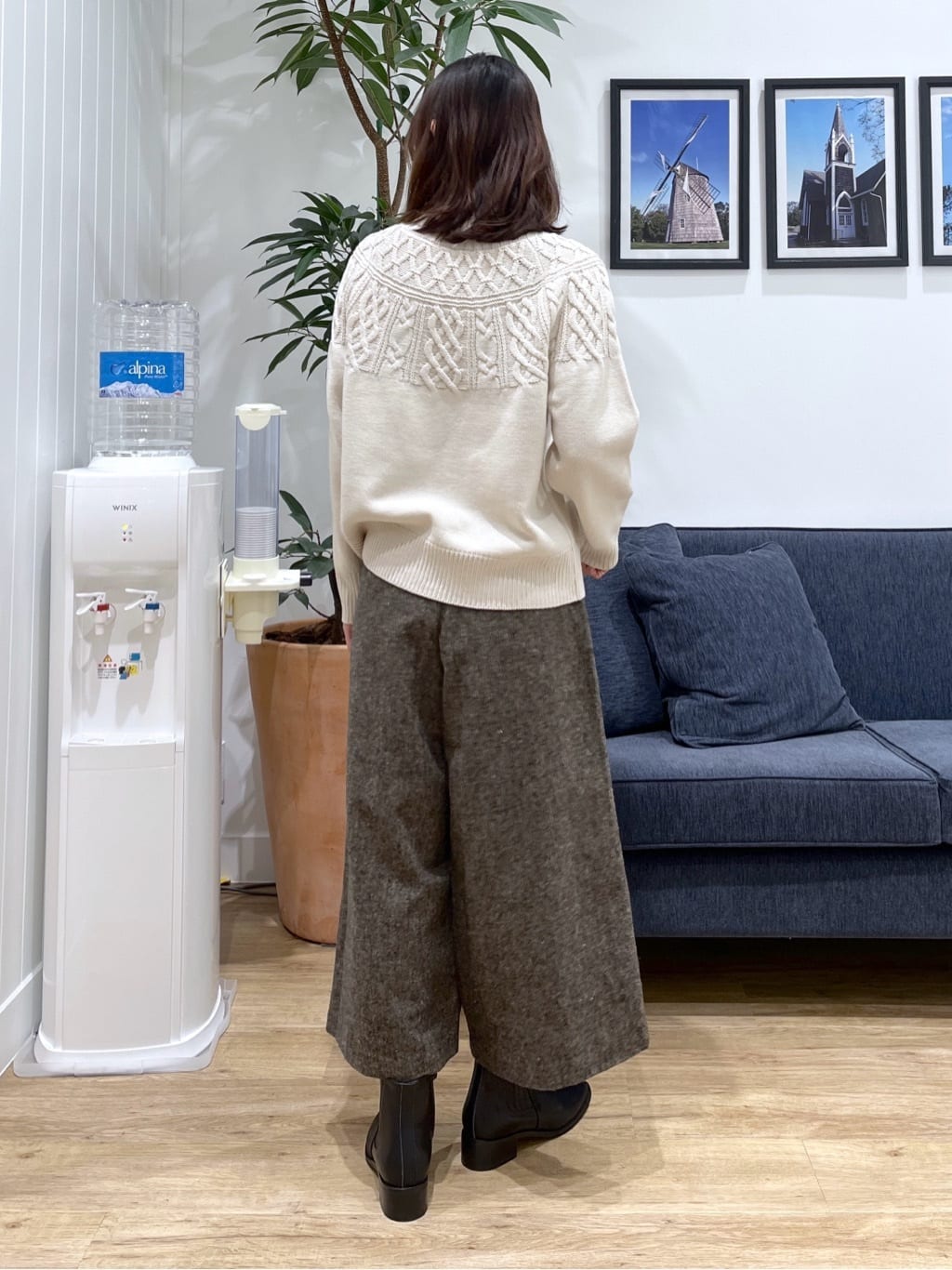 canaさんの「Dessin｜【撥水・2WAY】ミュラーダウンコートミドル丈」を使ったコーディネート