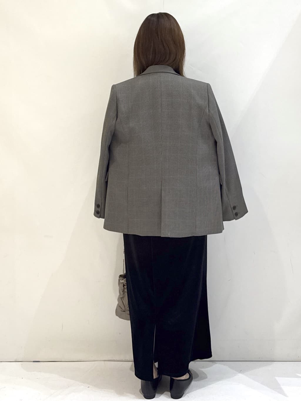 やすさんの「OPAQUE.CLIP｜シアーリブニット【洗濯機OK】」を使ったコーディネート