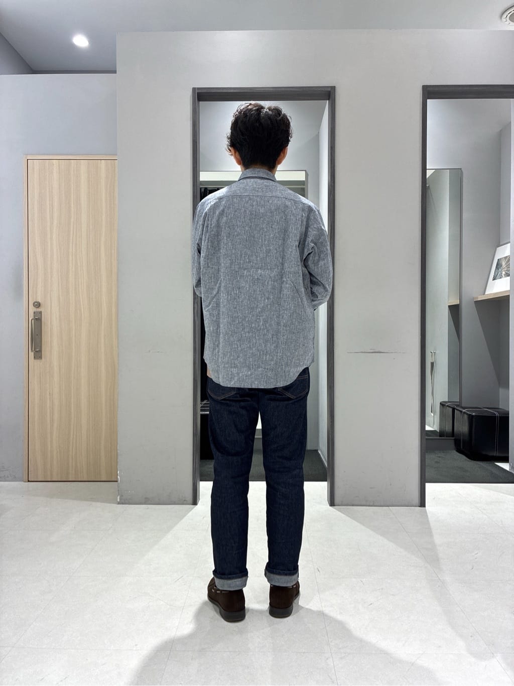 わいずみさんの「TAKEO KIKUCHI｜【COOL CITY WEAR】テーラードTシャツ /接触冷感」を使ったコーディネート
