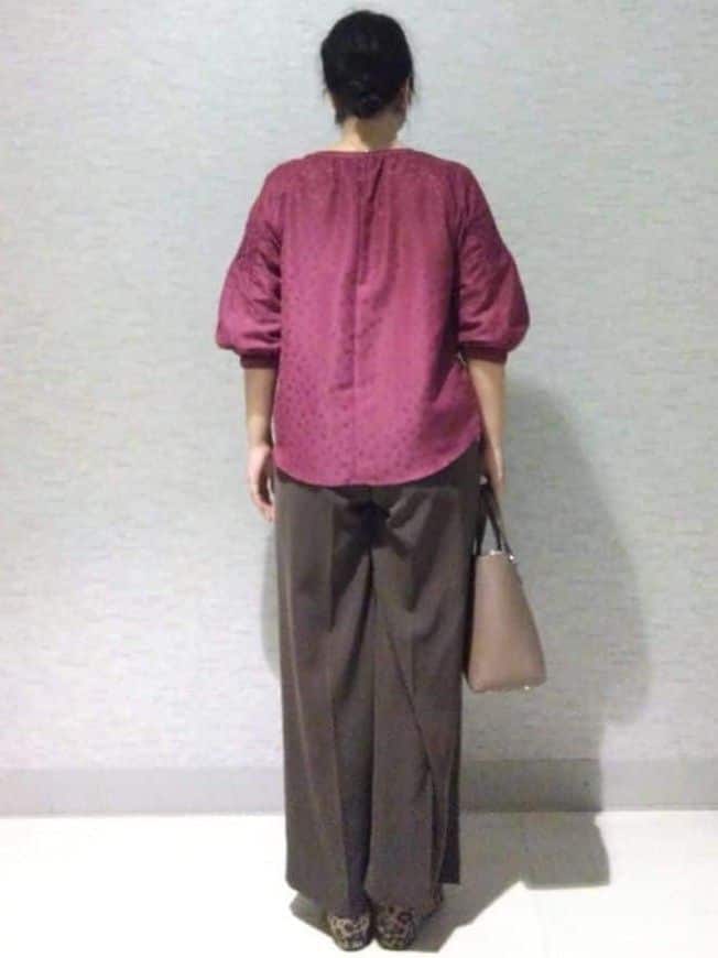 sakoさんの「Reflect｜【一枚で着映える◎】レオパード風ジャカードブラウス」を使ったコーディネート