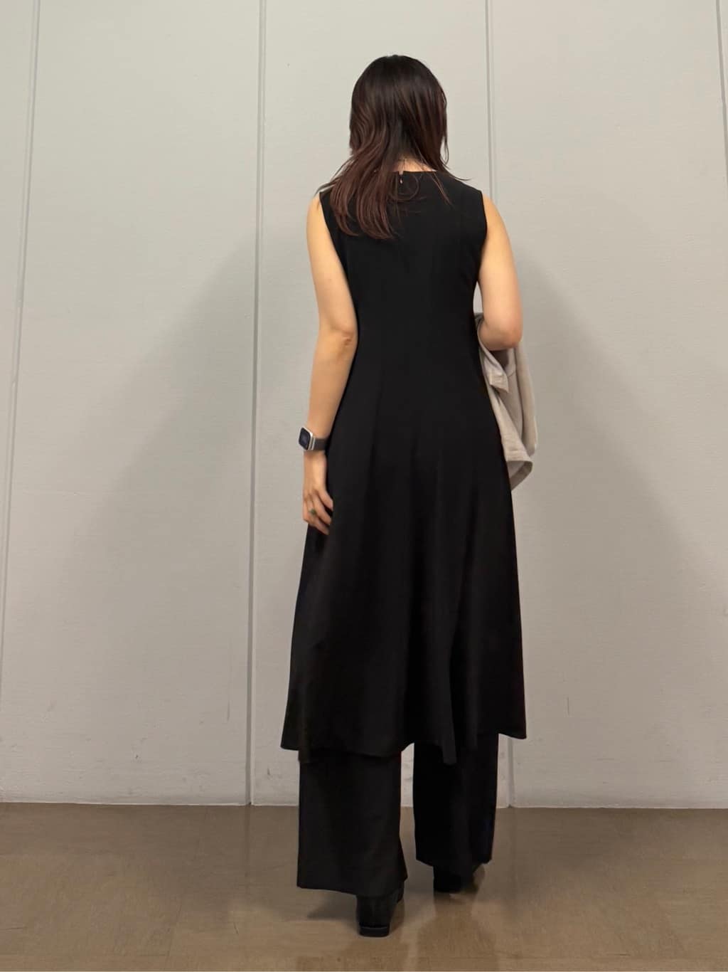 mizukiさんの「INDIVI｜ライトダブルジャケット」を使ったコーディネート