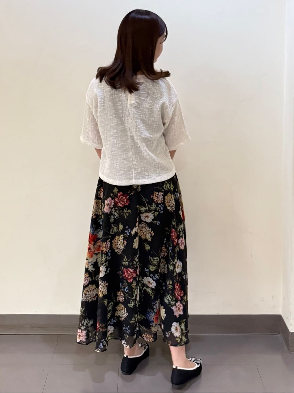 いくみさんの「UNTITLED｜【五分袖/ジャージトップス】スラブカールマイヤープルオーバー」を使ったコーディネート