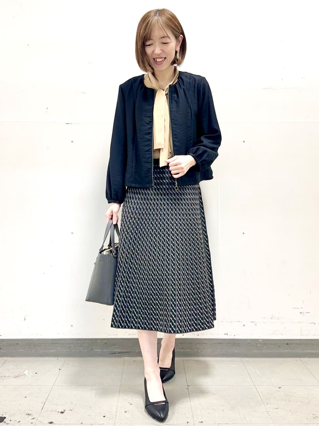 イト子さんの「Reflect｜【ライトアウター／ゆったり羽織れる／気軽な羽織りに◎】ライトブルゾン」を使ったコーディネート