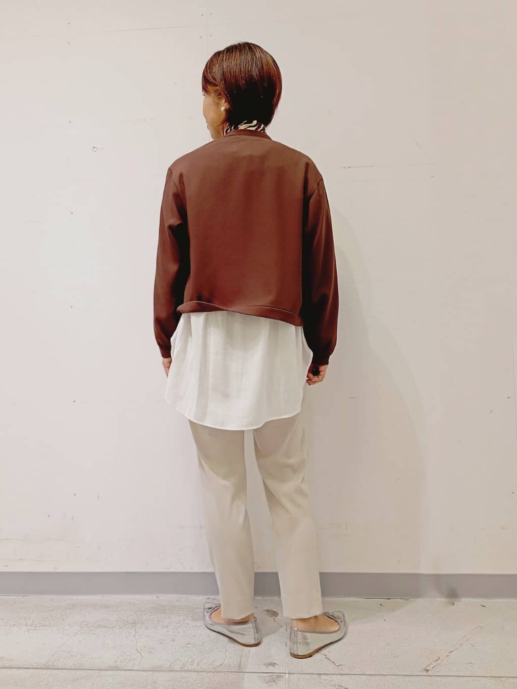 Kさんの「INDIVI｜【洗える／UVケア／吸汗速乾】ジョーゼットライトブルゾン」を使ったコーディネート