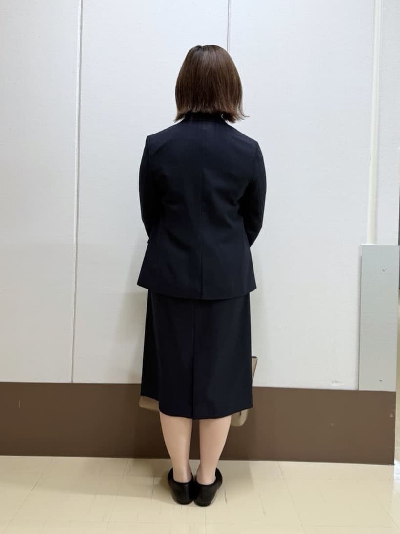 Rikoさんの「INDIVI｜【洗える／通勤／スーツ】メランジストレッチ テーラージャケット」を使ったコーディネート