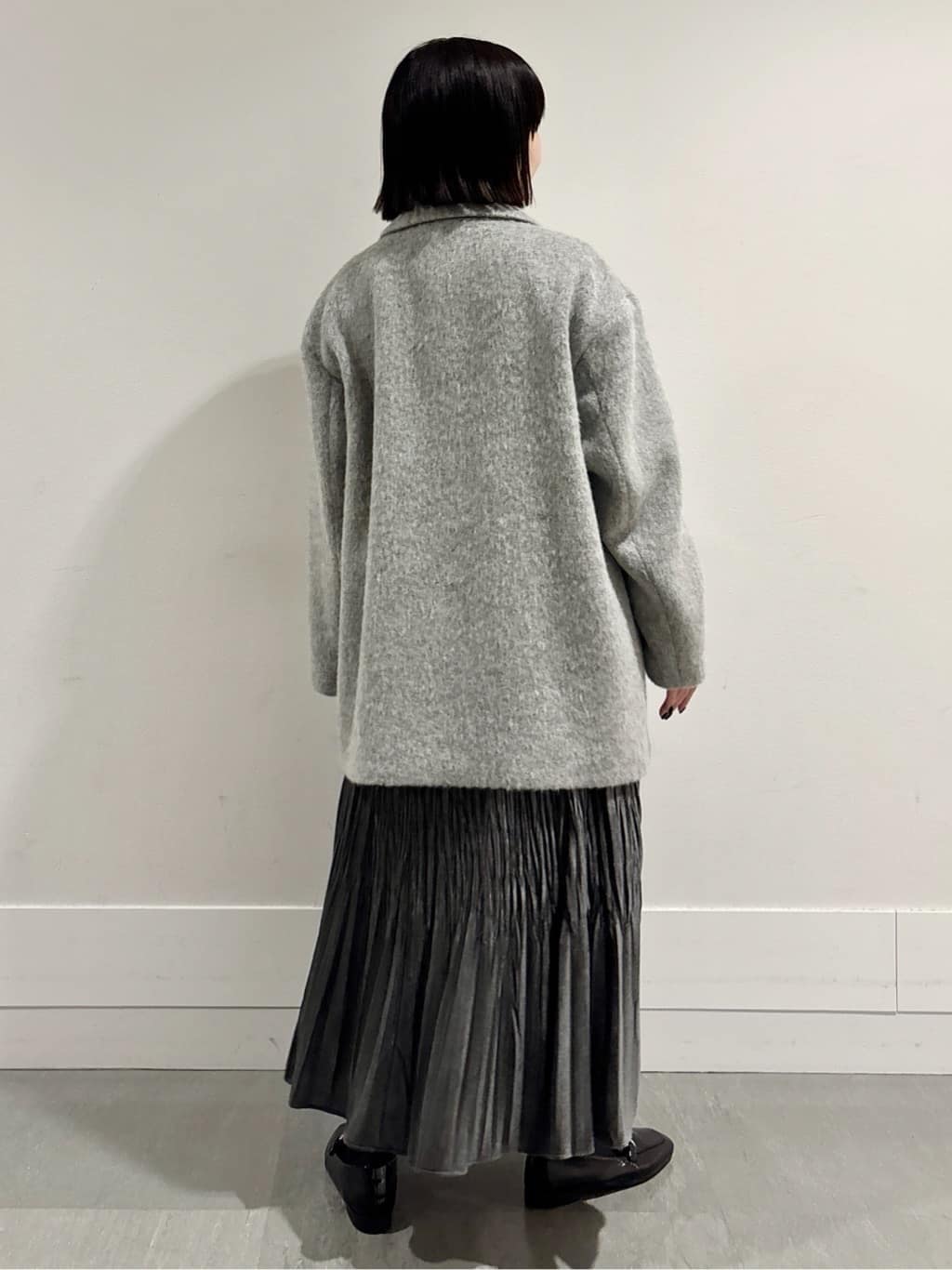モエカさんの「UNTITLED｜【洗える/アンサンブル可能/ウール100%】リブタートルネックウールニット」を使ったコーディネート