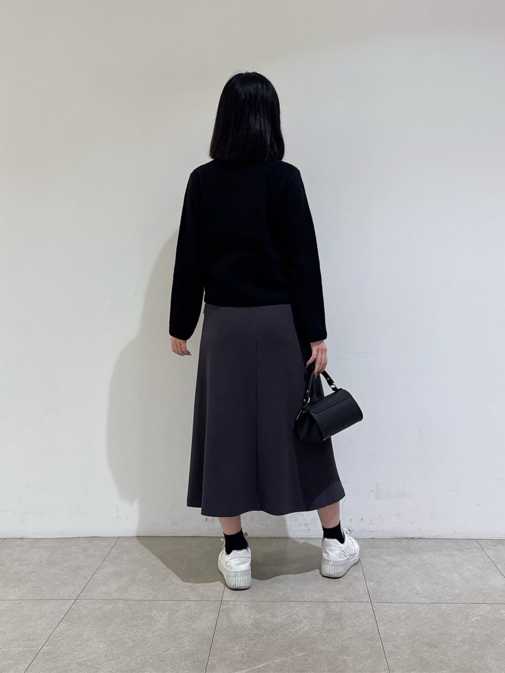 rinaさんの「INDIVI｜【トレンド】衿付きワイドリブニット」を使ったコーディネート