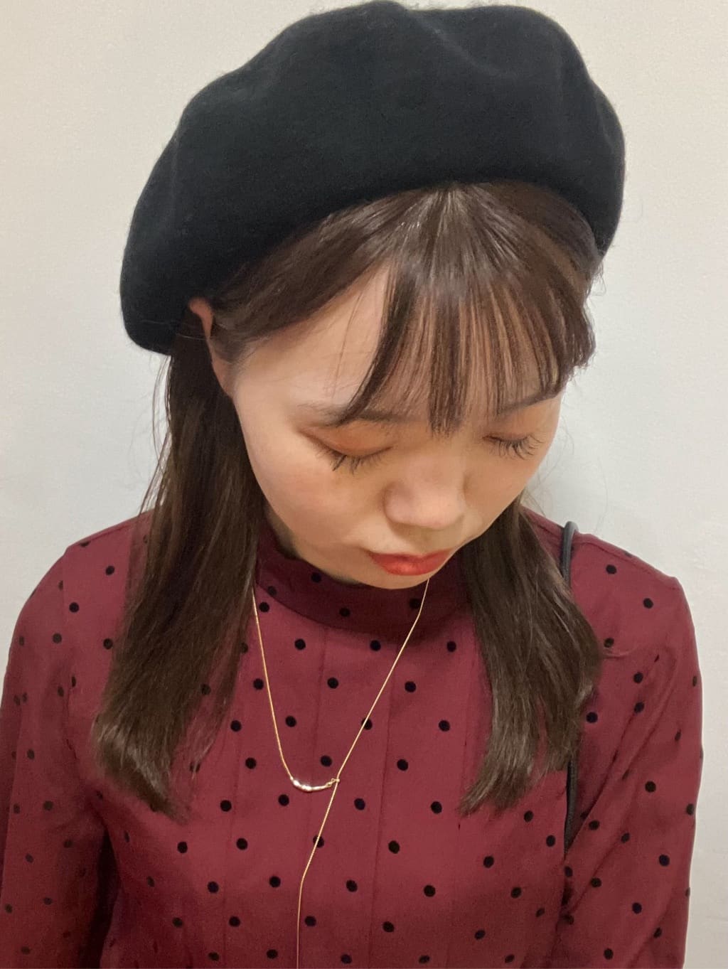 MAYUKIさんの「index｜ドットデザインタックワンピース【洗濯機OK／イージーアイロン】」を使ったコーディネート