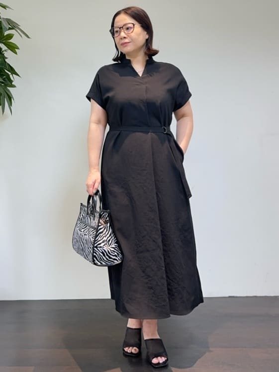 Asamiさんの「UNTITLED｜【UV/はっ水】リラククールワンピース」を使ったコーディネート
