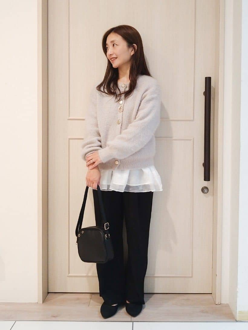 mi-saさんの「SHOO･LA･RUE｜裾フリルレイヤードトップス」を使ったコーディネート