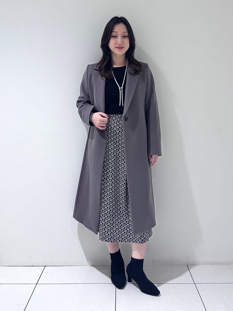 そんさんの「INDIVI｜【名品コート／日本製】ウール100％チェスターコート」を使ったコーディネート
