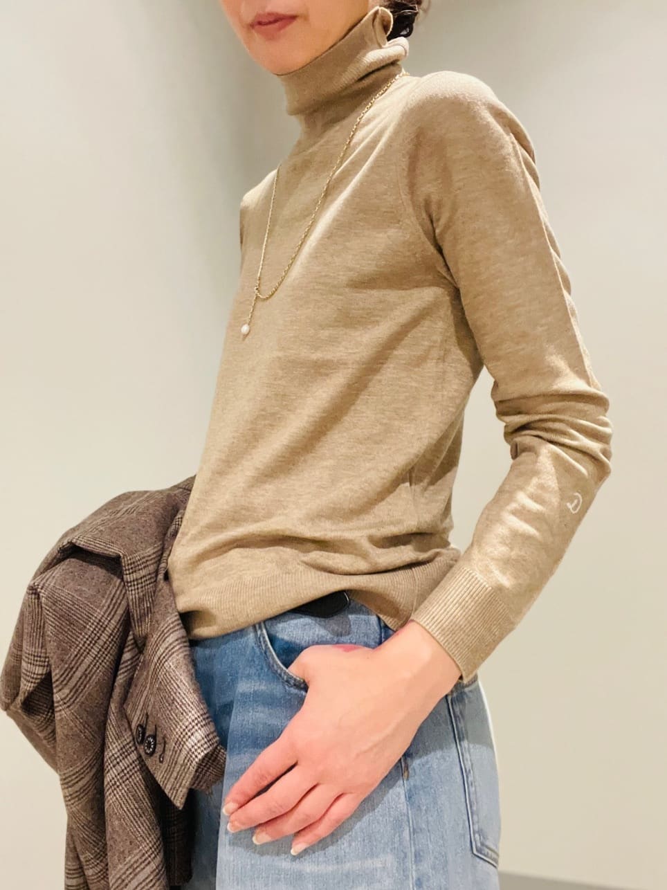Annさんの「DRESSTERIOR｜◆サキソニーグレンチェックジャケット」を使ったコーディネート