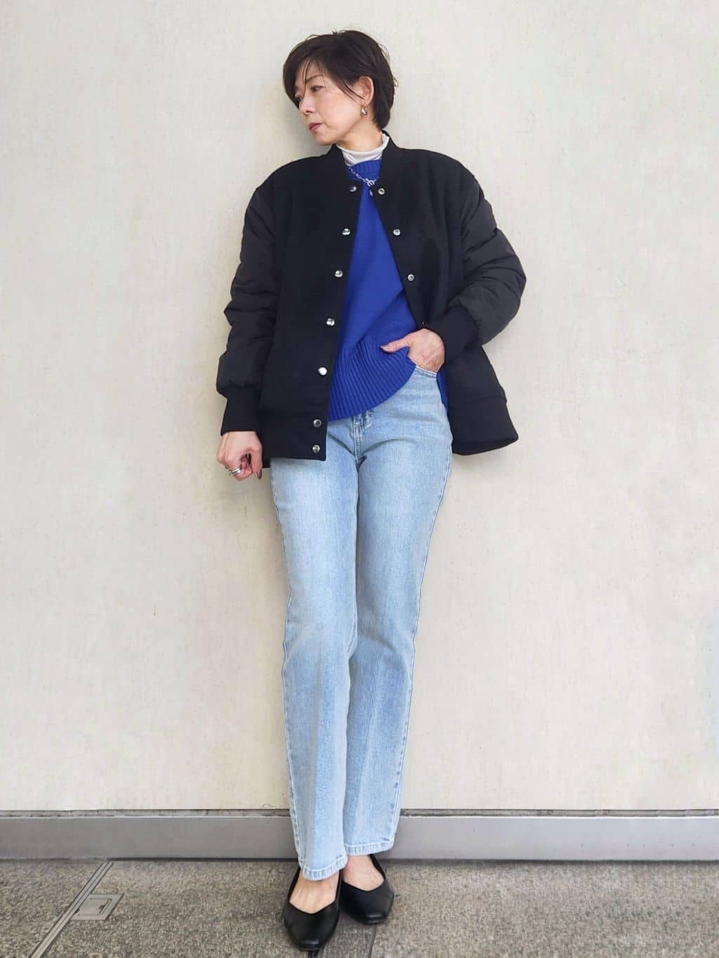 milkyさんの「OPAQUE.CLIP｜《リバーシブル》キルティングブルゾン」を使ったコーディネート