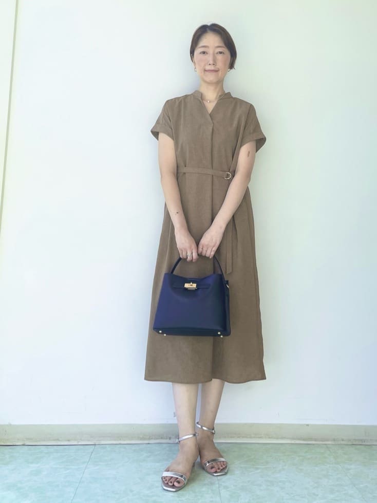 aliceさんの「UNTITLED｜【UV/はっ水】リラククールワンピース」を使ったコーディネート