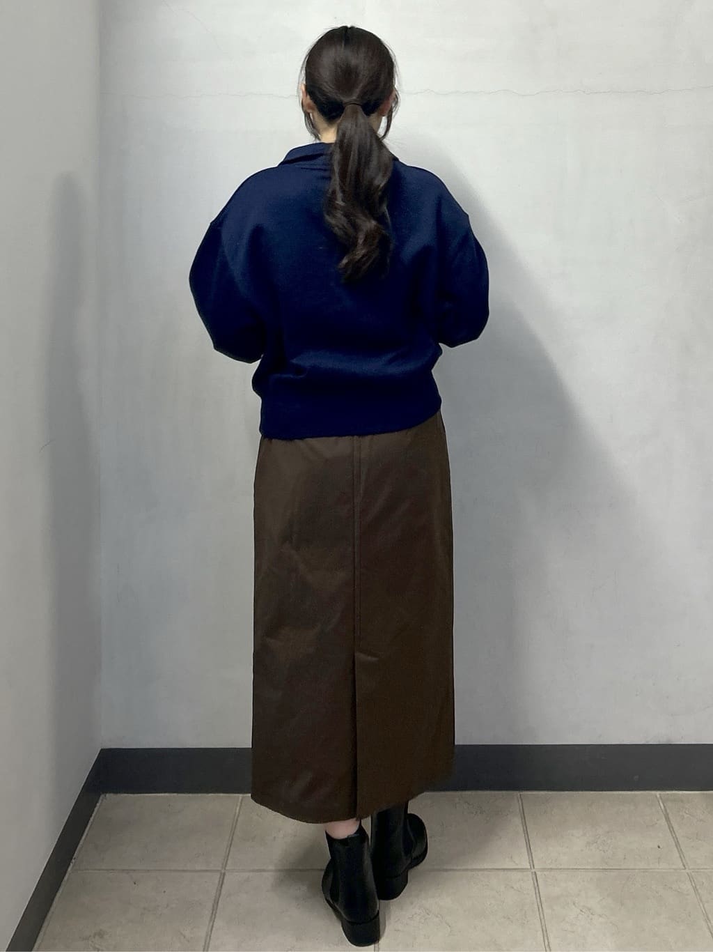 sayaさんの「OPAQUE.CLIP｜ハーフZIPロゴ刺繍裏毛【洗濯機OK】」を使ったコーディネート